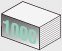 Емкость лотков для бумаги – 1000 листов